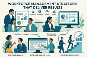 How to Design Workforce Management Strategies That Deliver - occupancy - footfall - sales conversion - POS- KPI's - Dwell - Queues - heatmap-people counter