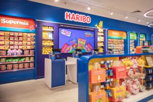 HARIBO Trafford Centre store interior with SUS 3DPro2 people counter installed