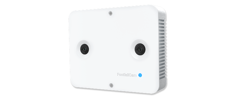 AI people counting sensors - FootfallCam Pro3 device