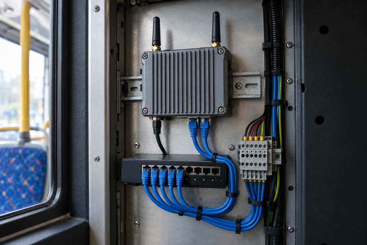 Gateway in the vehicle equipment bay
